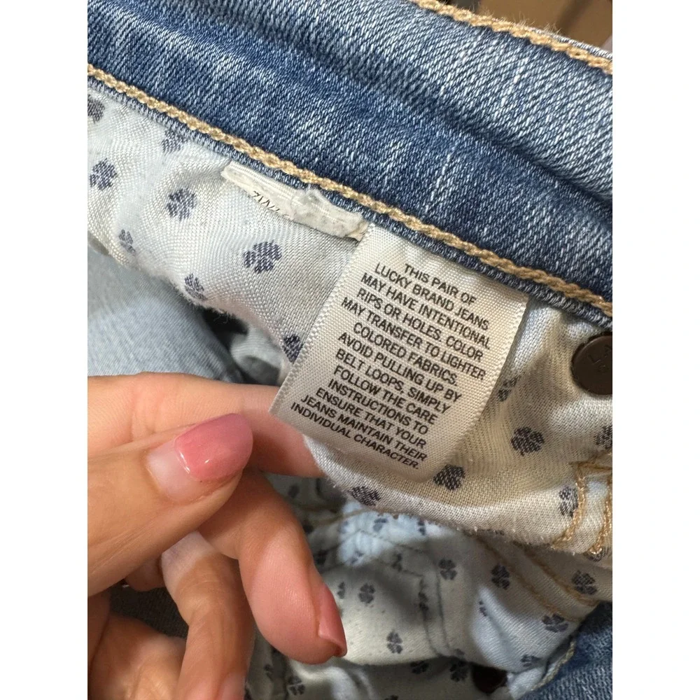 Lucky Brand Sweet Jean‎ Straight Light Wash Denim Jeans 10 30 Mid Rise